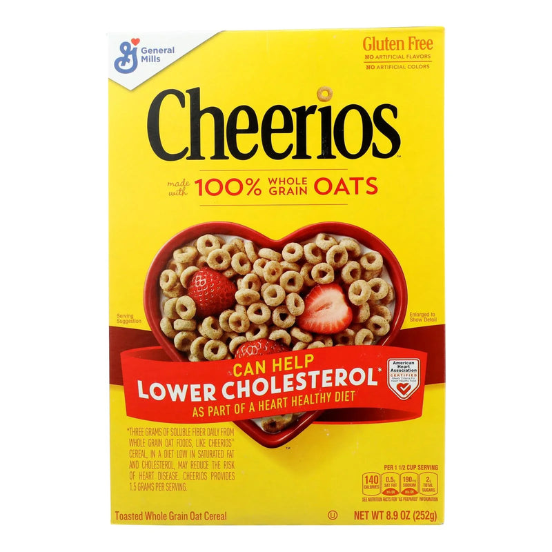 General Mills Cereal Whole Grain Oat  - Case Of 12 - 8.9 Ounce