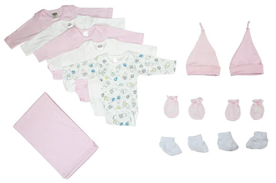 An image displaying Newborn Baby Girl 12 Piece Baby Shower Gift Set by Bambini