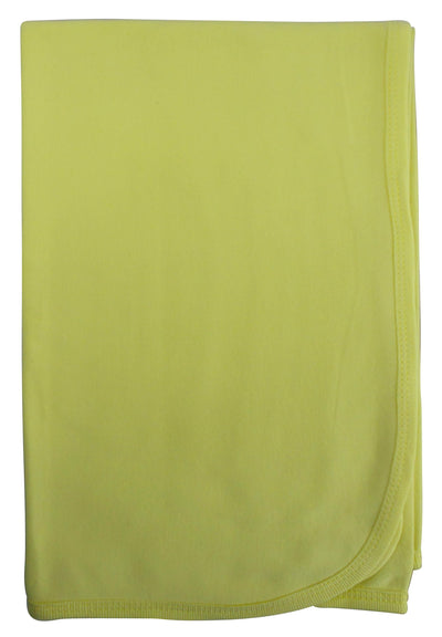An image displaying Yellow Receiving Blanket by Bambini
