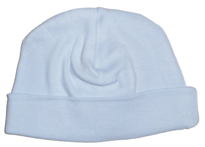 An image displaying Blue Baby Cap by Bambini