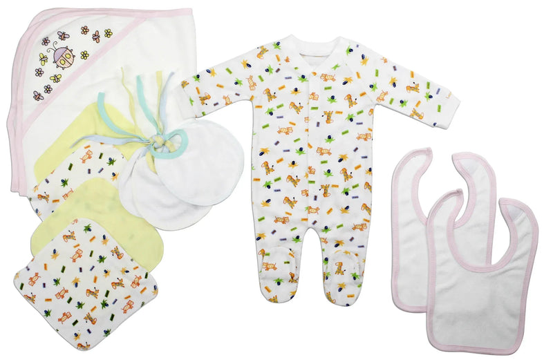 An image displaying Newborn Baby Boys 11 Piece Baby Shower Gift Set by Bambini