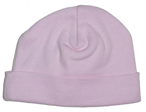 An image displaying Pink Baby Cap by Bambini