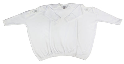 An image displaying Unisex Newborn Baby 3 Piece Gown Set by Bambini