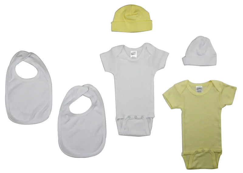 An image displaying Newborn Baby 6 Piece Set by Bambini