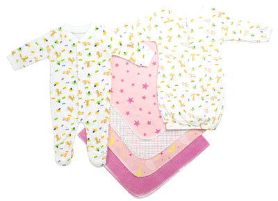 An image displaying Newborn Girls 6 Piece Set by Bambini
