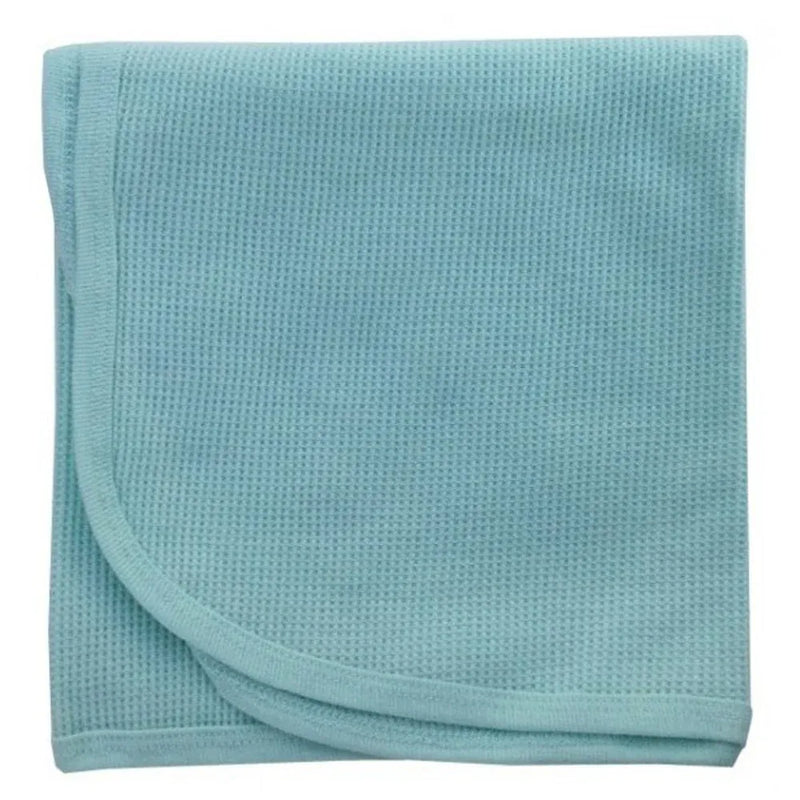 An image displaying Mint Thermal Receiving Blanket by Bambini