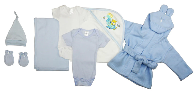 An image displaying Essential Newborn Baby Boy 7 Piece Set by Bambini