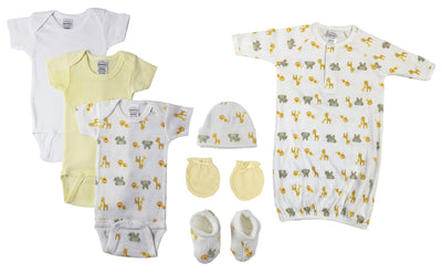 An image displaying Unisex Newborn Baby 7 Piece Sets by Bambini