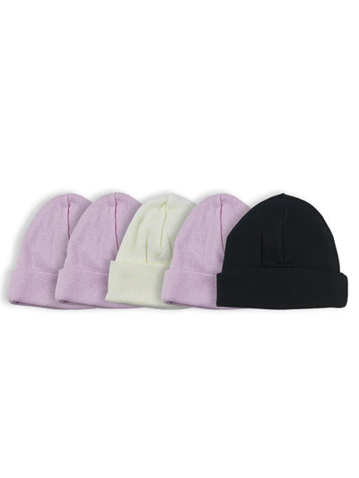 An image displaying Girls Baby Cap (pack Of 5) by Bambini