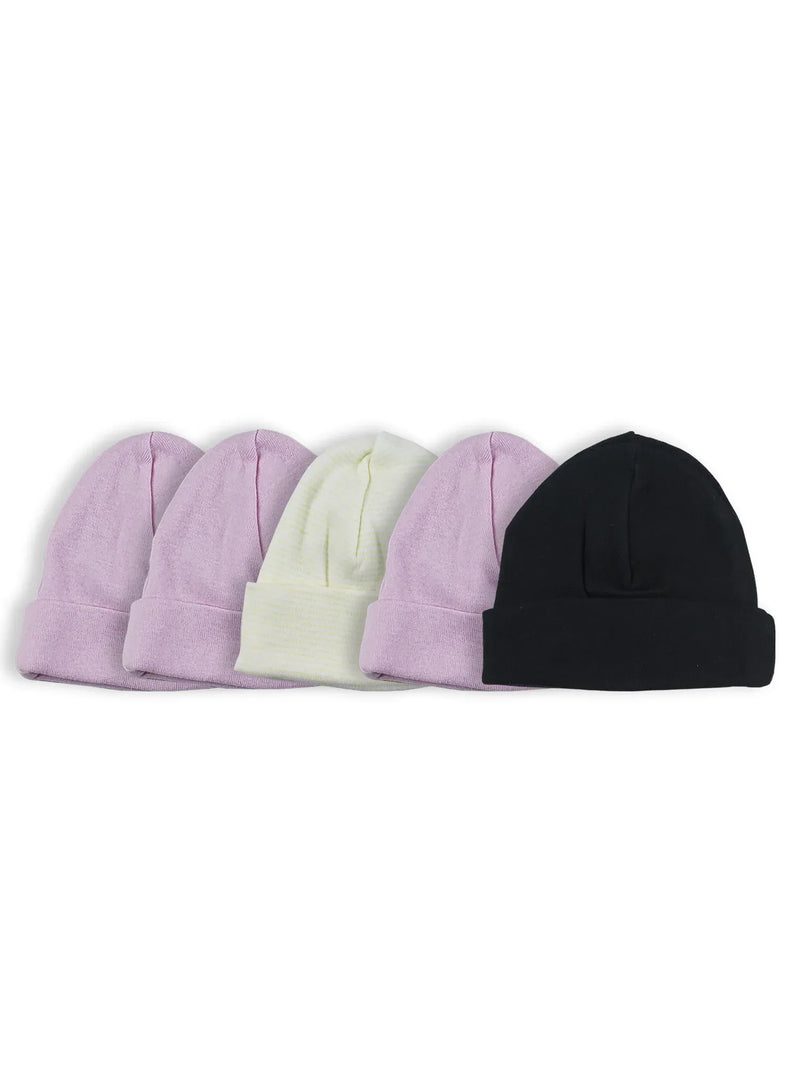 An image displaying Girls Baby Cap (pack Of 5) by Bambini