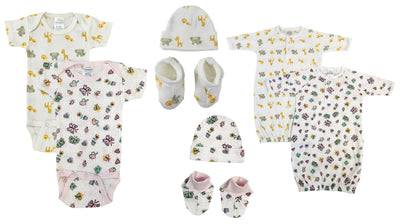 An image displaying Newborn Baby Girl 8 Piece Sets by Bambini