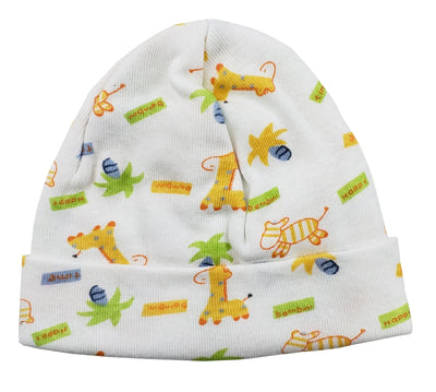 An image displaying Printed Baby Cap by Bambini