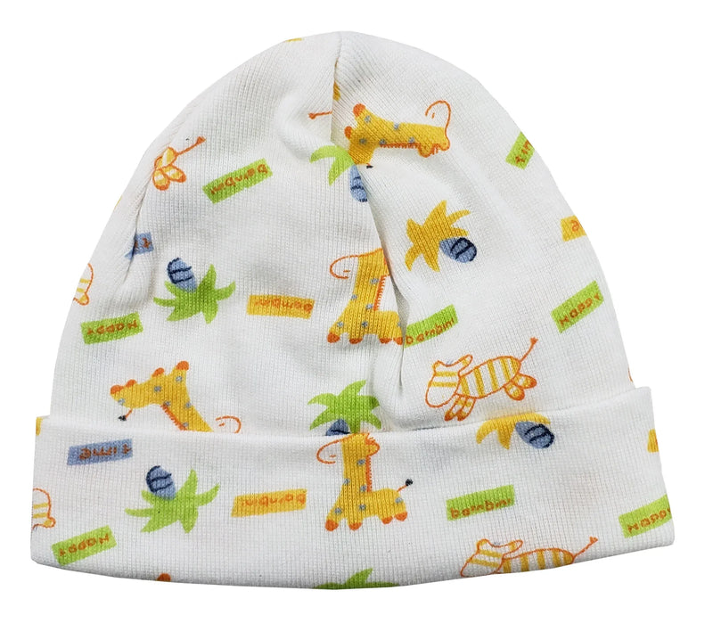 An image displaying Printed Baby Cap by Bambini