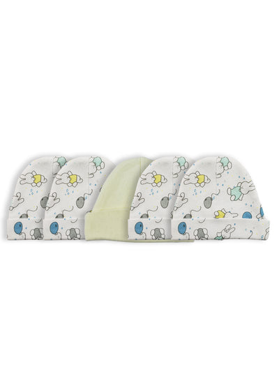 An image displaying Baby Cap (pack Of 5) by Bambini