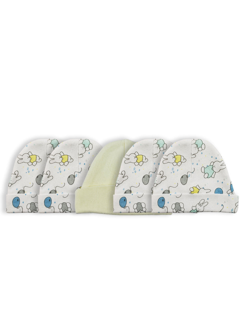 An image displaying Baby Cap (pack Of 5) by Bambini