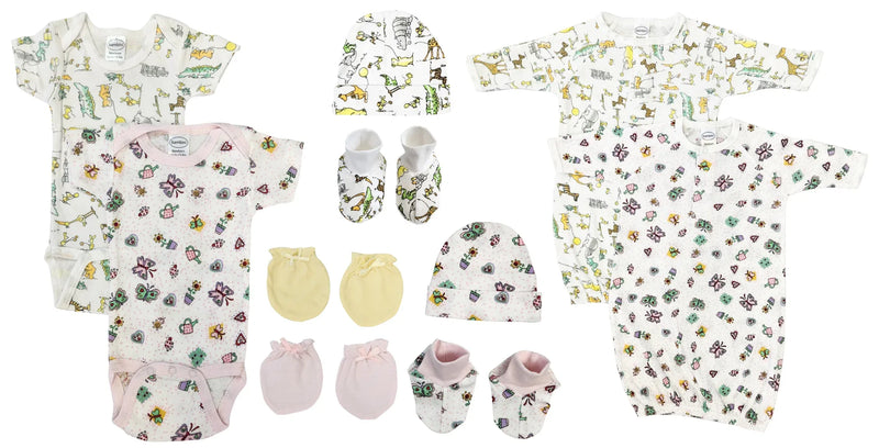 An image displaying Newborn Baby Girl 10 Piece Sets by Bambini