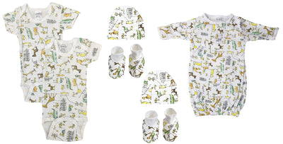 An image displaying Unisex Newborn Baby 7 Piece Sets by Bambini