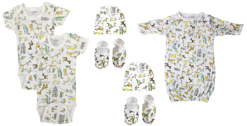 An image displaying Unisex Newborn Baby 7 Piece Sets by Bambini