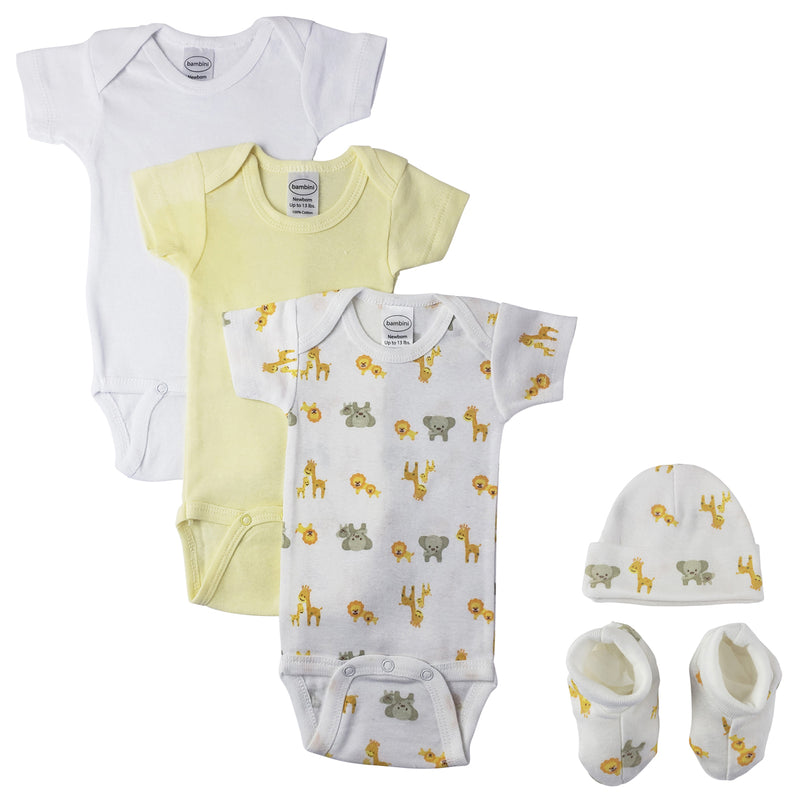 An image displaying Unisex Newborn Baby 5 Piece Sets by Bambini