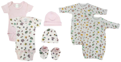 An image displaying Newborn Baby Girl 7 Piece Sets by Bambini