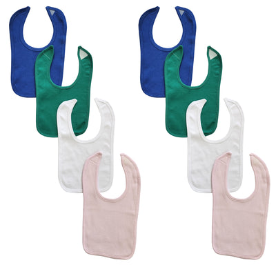 An image displaying 8 Baby Bibs by Bambini