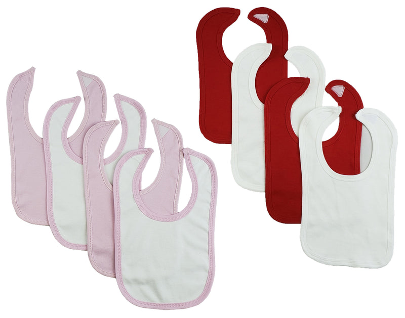 An image displaying 8 Baby Bibs by Bambini