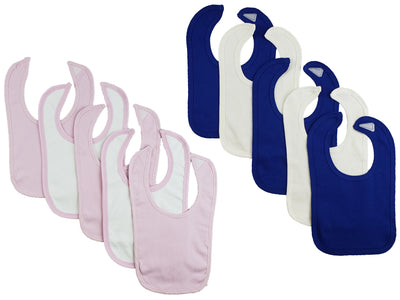 An image displaying 10 Baby Bibs by Bambini