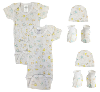 An image displaying Unisex Newborn Baby 6 Piece Sets by Bambini