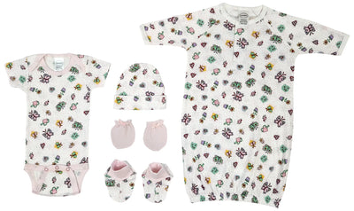 An image displaying Newborn Baby Girl 5 Piece Sets by Bambini