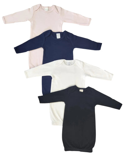 An image displaying Newborn Baby Girl 4 Piece Gown Set by Bambini