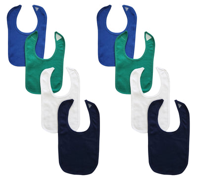 An image displaying 8 Baby Bibs by Bambini