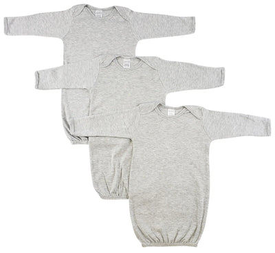 An image displaying Newborn Baby 3 Piece Gown Set by Bambini