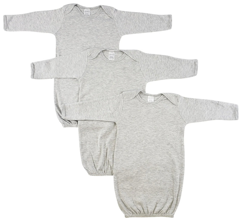 An image displaying Newborn Baby 3 Piece Gown Set by Bambini
