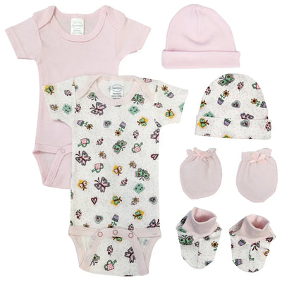 An image displaying Newborn Baby Girl 6 Piece Sets by Bambini