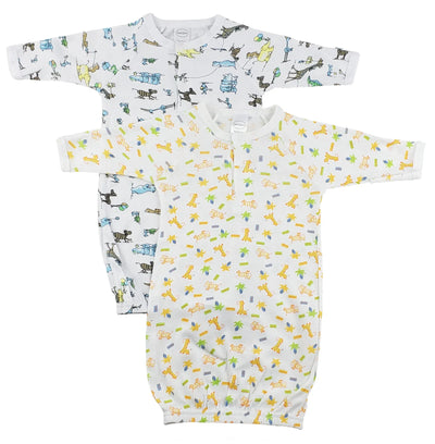 An image displaying Infant Gowns - 2 Pack by Bambini