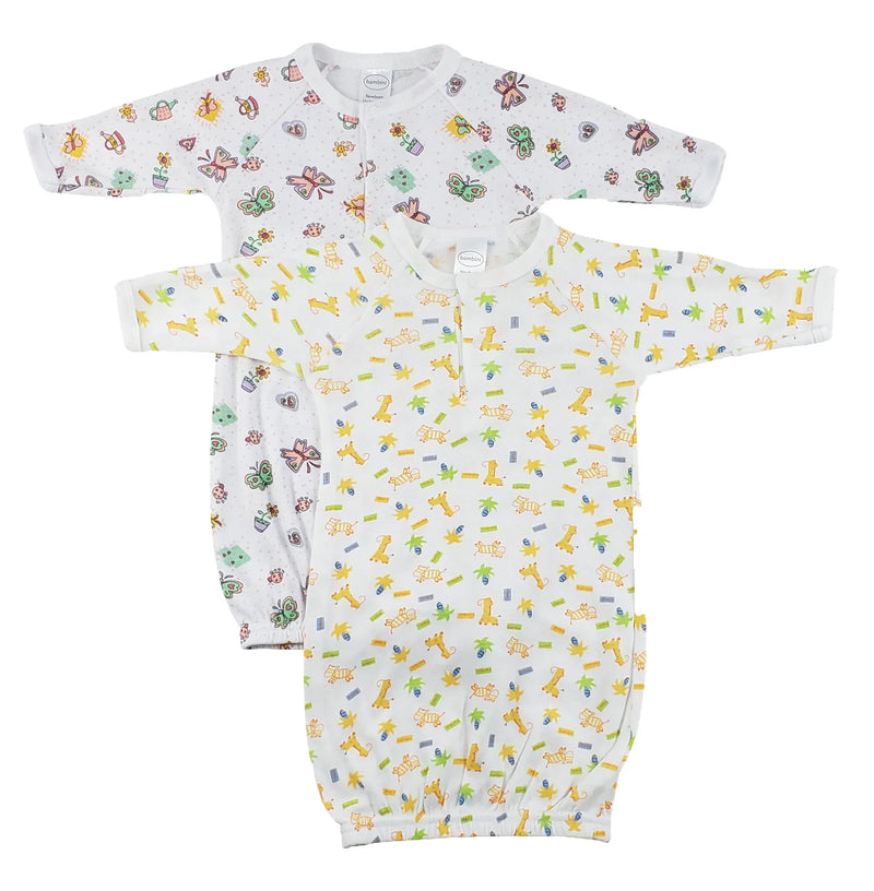 An image displaying Infant Gowns - 2 Pack by Bambini