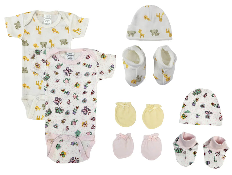An image displaying Newborn Baby Girl 8 Piece Sets by Bambini