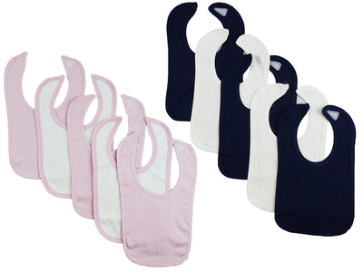 An image displaying 10 Baby Bibs by Bambini