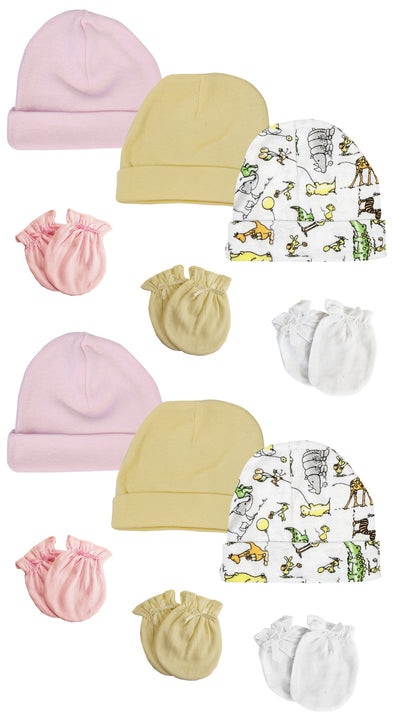 An image displaying Boys Girls Caps And Mittens (pack Of 12) by Bambini