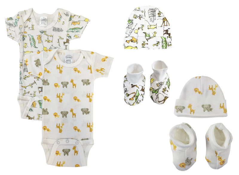An image displaying Unisex Newborn Baby 6 Piece Sets by Bambini