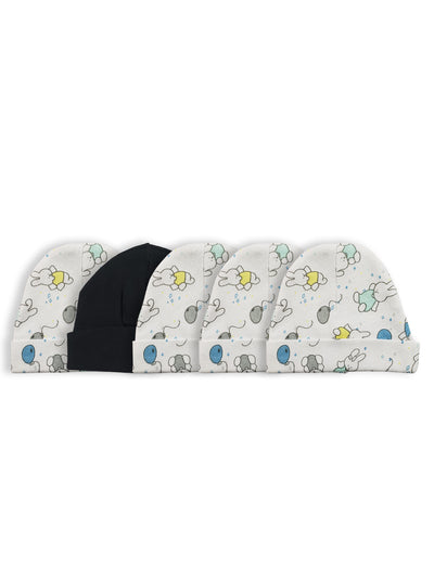 An image displaying Baby Cap (pack Of 5) by Bambini