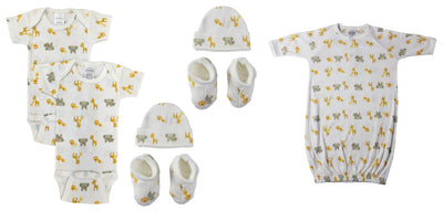 An image displaying Unisex Newborn Baby 7 Piece Sets by Bambini