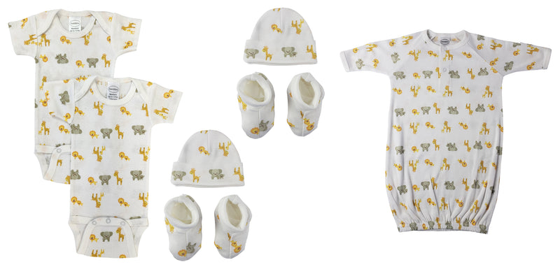 An image displaying Unisex Newborn Baby 7 Piece Sets by Bambini