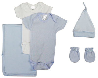 An image displaying Boys 5 Piece Baby Clothes Set by Bambini