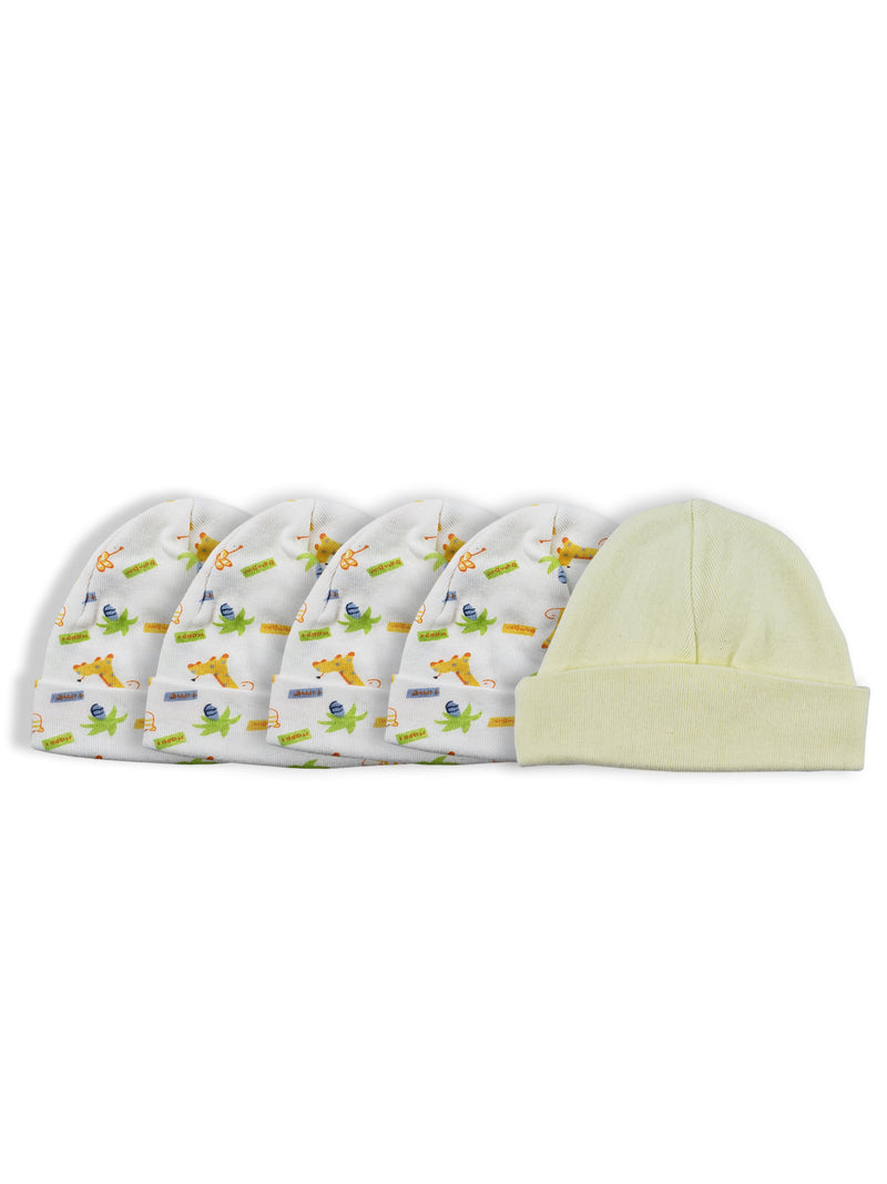 An image displaying Baby Cap (pack Of 5) by Bambini