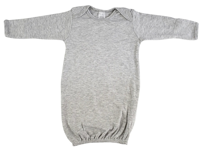 An image displaying Newborn Heather Grey Gown by Bambini