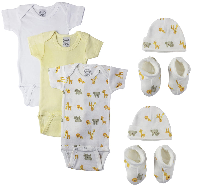An image displaying Unisex Newborn Baby 7 Piece Sets by Bambini