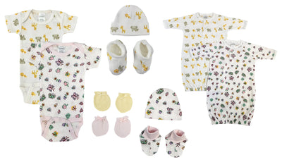 An image displaying Newborn Baby Girl 10 Piece Sets by Bambini