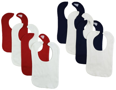 An image displaying 8 Baby Bibs by Bambini