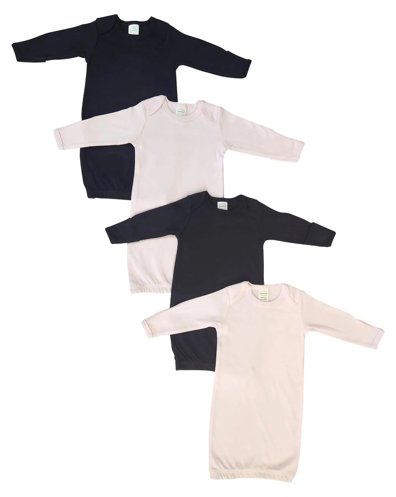 An image displaying Newborn Baby Girl 4 Piece Gown Set by Bambini